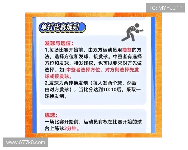 乒乓比赛发球规则详解：从基本技巧到注意事项